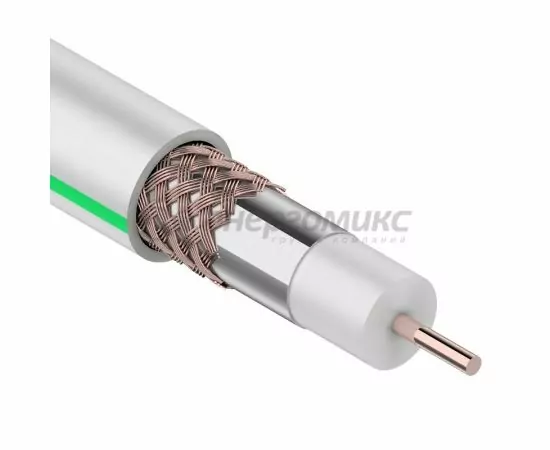 696218 - PROconnect кабель коаксиальный SAT 703B, 75 Ом, Cu/Al/Cu, 75%, бухта 20 м, белый, 01-2431-20 (1)
