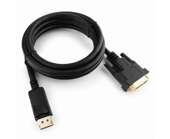 710576 - Кабель DisplayPortшт. - DVIшт. Cablexpert CC-DPM-DVIM-6, 1.8м, 20M/25M, черный, экран, пакет (1)