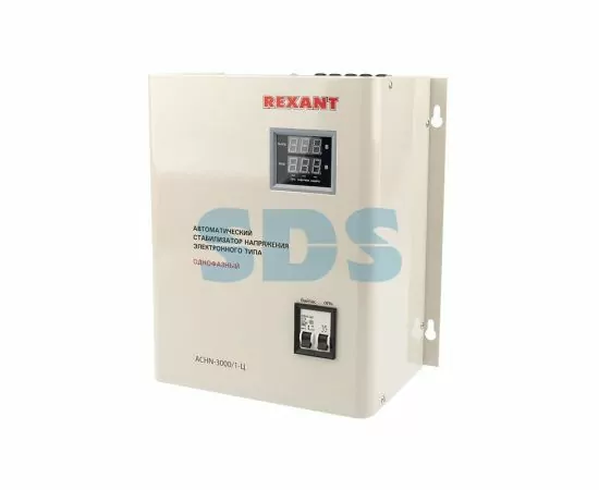 733668 - REXANT Стабилизатор напряжения настенный 3000Вт АСНN-3000/1-Ц, 11-5014 (1)