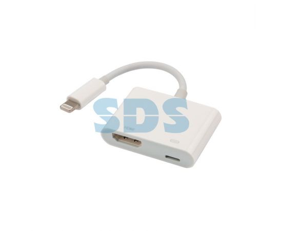 792657 - Переходник 8pin шт. (lighting/iphone) - HDMI гн.+8 pin (lighting) гн. Rexant, 18-4152 (1)