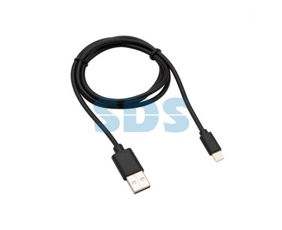 792677 - Кабель USB шт. - 8 pin (lightning/iphone)шт., 2 А, 1 м, черный ПВХ, Rexant, 18-7050 (1)