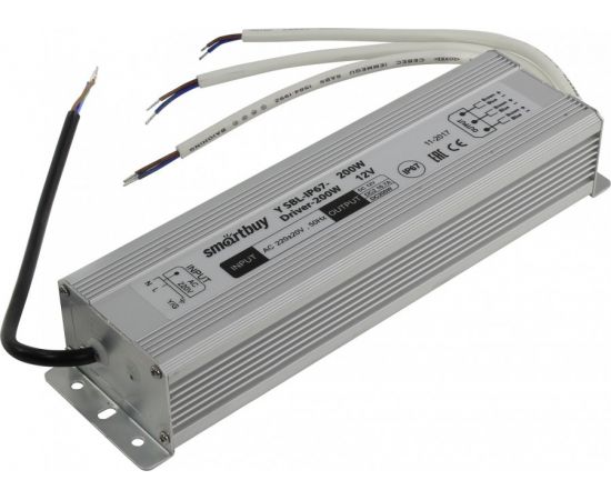 663646 - Smartbuy Блок питания для св/д лент 12V 200W (герметичный) IP67 SBL-IP67-Driver-200W (1)