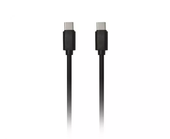 695142 - Дата-кабель Smartbuy USB 2.0 Type-C to Type-C, fast charging, черный, 1м (iK-3112fc black)/60 (1)