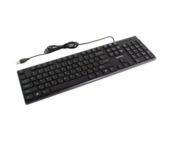 763453 - Клавиатура проводная мультимедийная Smartbuy ONE 238 USB черная, длинна каб. 1.47 м (SBK-238U-K)/20 (1)