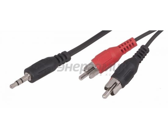 612245 - Аудио кабель Jack3,5 шт. стерео - - 2RCAшт. 10М REXANT цена за шт (5!), 17-4207 (1)