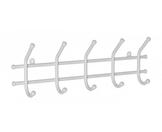 808066 - Вешалка настенная Норма 5 (5 крюч.) 48*8*16,5см (БЕЛЫЙ) ВН24Б ЗМИ ВН275Ч ЗМИ (10!)АН (1)