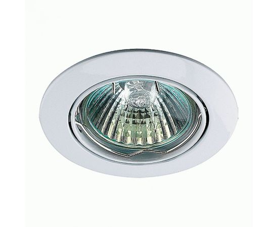 706410 - NOVOTECH 369100 NT09 366 бел. свет встр. св-к IP20 GU5.3 50W 12V CROWN D82 (1)