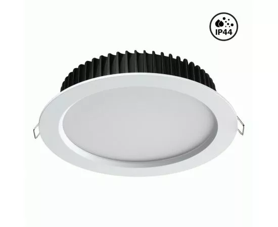 731851 - NOVOTECH 358304 NT19 000 белый Встр. св-к б/драйвера IP44 LED 3000K 20W 85-265V DR (1)