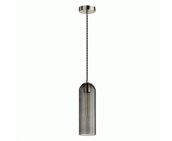 789169 - ODEON LIGHT 4805/1 PENDANT ODL21 291 никель/дымч. св-к подвесной E27 1x60W 300x100x1525 VOSTI (1)