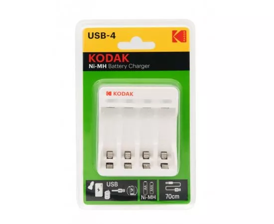 812218 - З/у Kodak зарядное устройство для аккум. USB (4AA/AAA) C8002B(6/24/1200) 2382 (1)