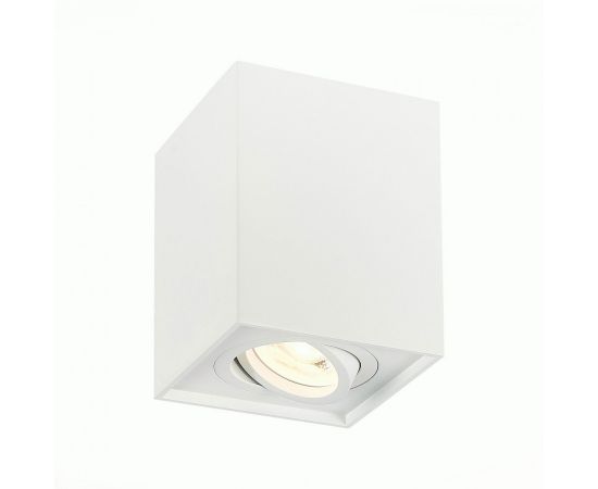 791405 - ST LUCE св-к спот накл. 50W GU10 100x100x123 Матовый белый/Матовый белый ST109.507.01 (1)