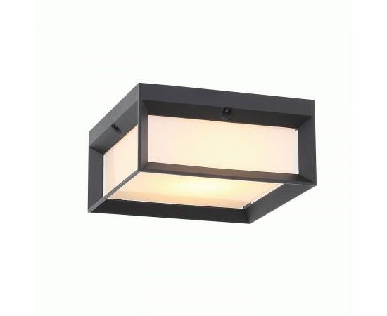 791513 - ST LUCE св-к уличный/садовый потолочный LED 12W 3000K 270x270x130 Черный/Белый IP20 SL077.402.01 (1)