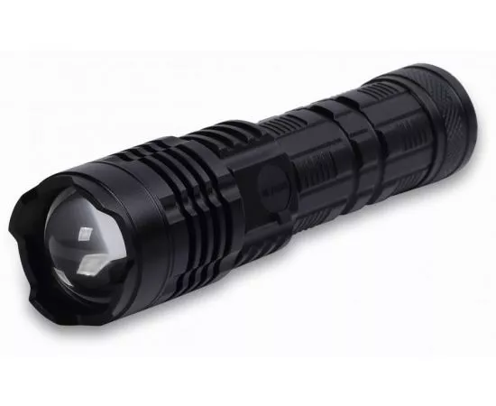 812332 - Smartbuy фонарь ручной CREE XHP-50 18Вт с системой фокусировки луча, черный, аккум. (SBF-30-K)/60 (1)