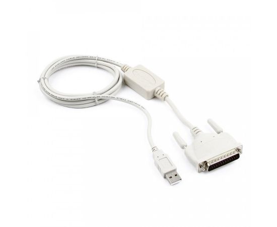 711298 - Конвертер COM устр. - USB(A)шт. Gembird/Cablexpert AM/DB25M, 1.8м, BL (1)