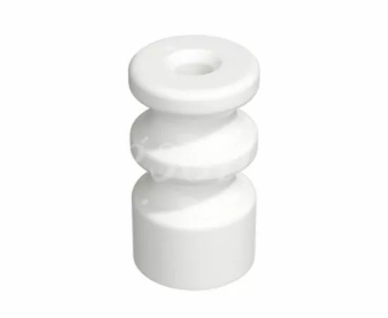 722390 - МЕЗОНИНЪ РЕТРО Изолятор двойной фарфор (керамика) белый (уп.15шт, цена за шт) GE70225-01 (1)