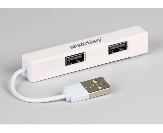 650310 - USB-Хаб Smartbuy 4 порта белый (SBHA-408-W) (1)