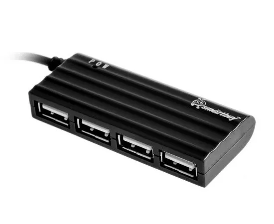 650316 - USB-Хаб Smartbuy 4 порта черный (SBHA-6810-K) (1)