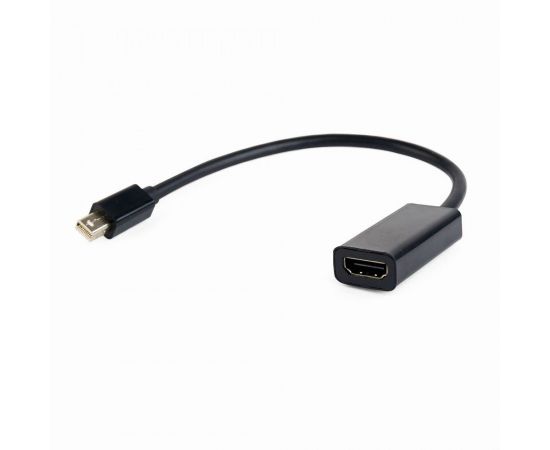 710504 - Переходник miniDisplayPortшт. - HDMIгн., Cablexpert A-mDPM-HDMIF-02, 20M/19F,кабель 15см,черн,пакет (1)