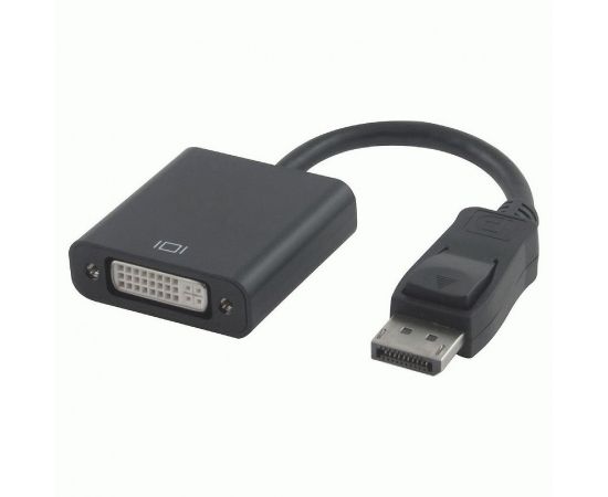 710508 - Переходник DisplayPortшт. - DVIгн. Cablexpert A-DPM-DVIF-002, 20M/19F, черный, пакет (1)