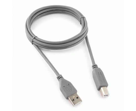 711310 - Кабель USB(A)шт. 2.0 - USB (B)шт. Pro Cablexpert, 1.8м, экран, серый (1)