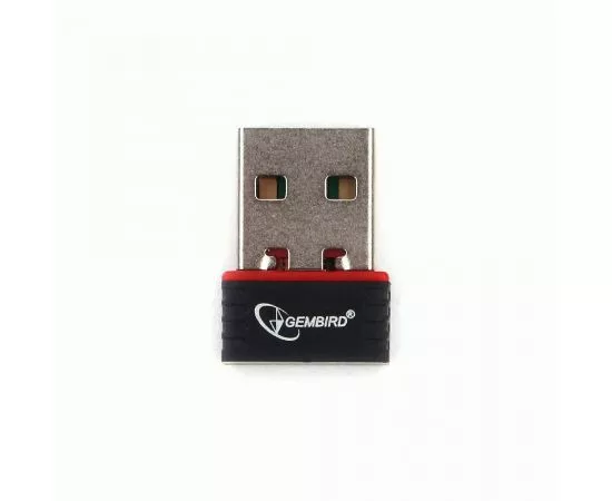 761123 - Сетевой микро адаптер WiFi Gembird 150 Мбит, USB, 802.11b/g/n (1)
