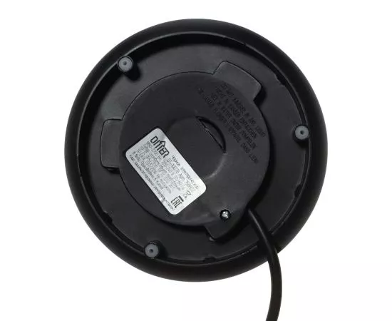 758802 - Чайник электр. DITTER DT-1007B Черный (диск, 1,7л) 2,2кВт, пластик (6)