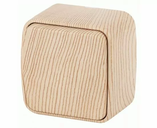 814803 - ЭРА Intro Polo выкл. ОУ 1 кл. 10А, сосна 3-101-11, 4911 (1)