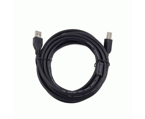 711320 - Кабель USB(A)шт. 2.0 - USB (B)шт. Pro Cablexpert, 3м, экран, 2феррит.кольца, черный, п (1)