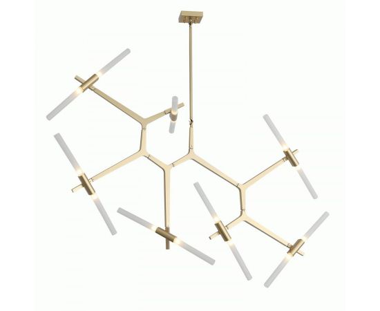 790666 - ST LUCE Люстра потолочная св/д 14x3W G9 400x1600x730 Золото/Белый IP20 SL947.202.14 (1)