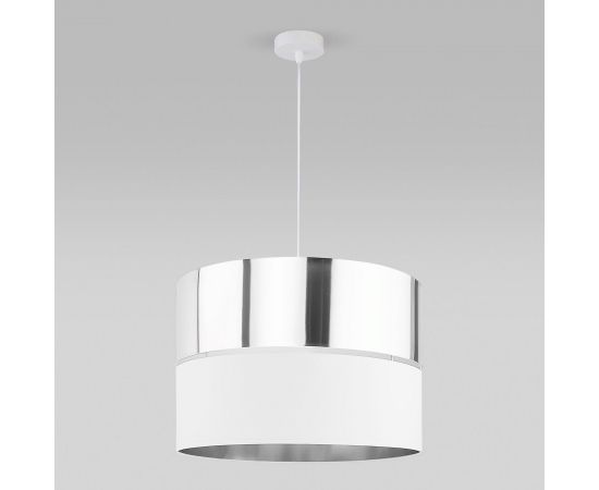 813775 - TK Lighting св-к подвесной 3 рожк. 25W 500х0х1800 металл белый/серебряный Hilton 534 a057475 (1)