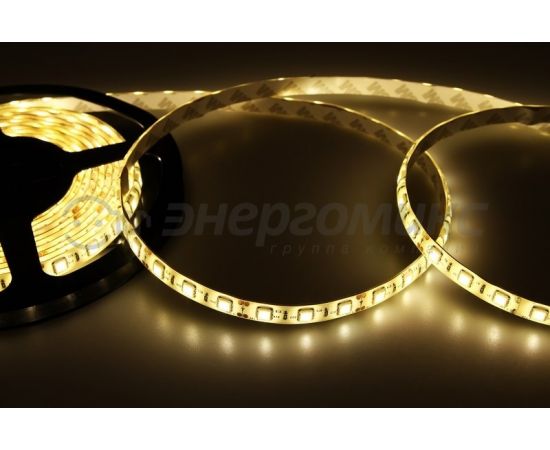 607948 - Neon-night св/д лента силикон, 10мм, IP65, SMD 5050, 60 LED/m, 12V, тепло-белая, 5 м, 141-496 (1)