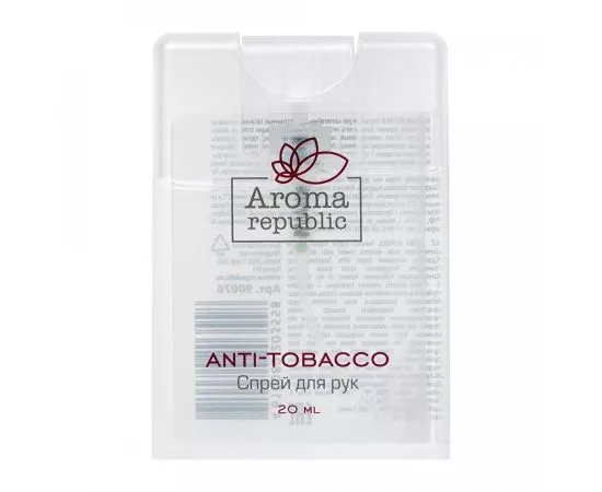 816097 - Спрей-нейтрализатор запаха для рук, антитабак 20мл, 90076 AROMA REPUBLIC (1)
