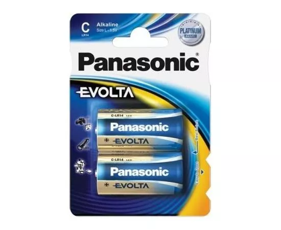 476651 - Элемент питания Panasonic Evolta LR14/343 BL2 (1)