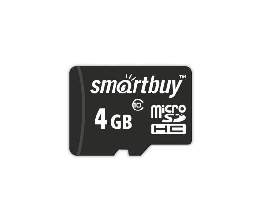 699004 - Флэш-карта (памяти) microSDHC Smartbuy 4GB class 10 (без адаптеров) (1)