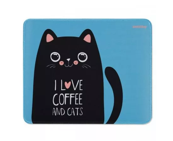 816138 - Игровой коврик для мыши Smartbuy Cat S-size Кофе и Котики (SBMP-104-CT)/50 (1)