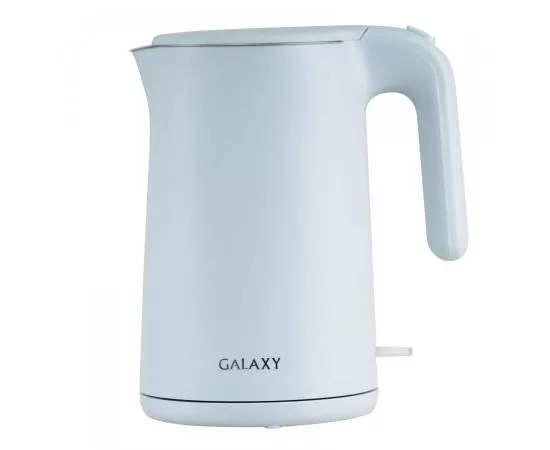 818429 - Чайник электр. Galaxy LINE GL-0327 Небесный (диск, 1,5л) 1,8кВт, пластик, нерж.сталь (1)