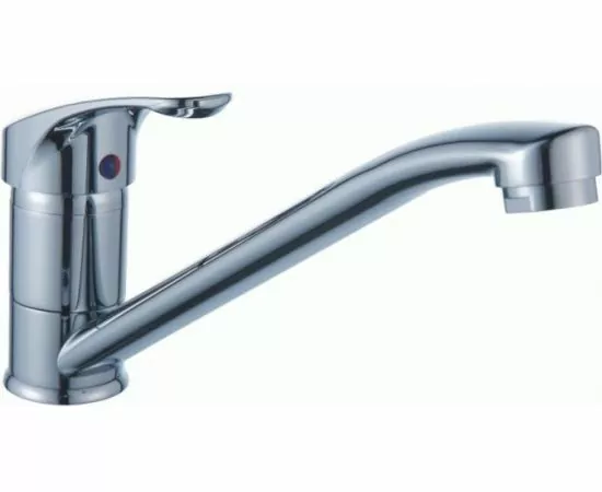 810479 - Эверест Смеситель для кухни (Zn) плоский излив 280мм, картр.35мм, шпилька, хром, B42-029M (!) (1)