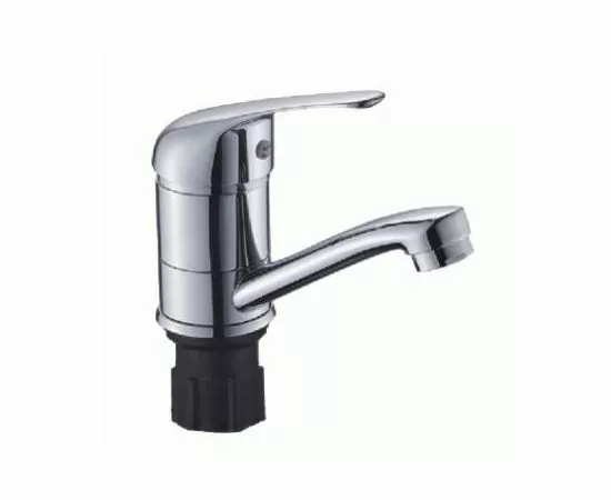 810482 - Эверест Смеситель для кухни (Zn) плоский излив 180мм, картр.40мм, гайка, хром, B45-021(!) (1)