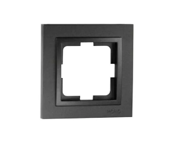 553895 - MONO Despina рамка 1 мест. черный графит 102-200000-160 (1)