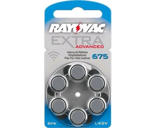 344020 - Элемент питания RAYOVAC Extra 675 BL6 (1)