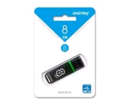 527283 - Флэш-диск (флэшка) USB 3.0 8GB Smartbuy Glossy series Dark Grey (SB8GBGS-DG) (1)