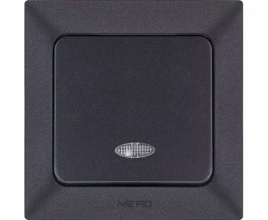 803941 - NE-AD ARAS выкл. СУ 1 кл. черный (инд.) 93-124-01I (1)