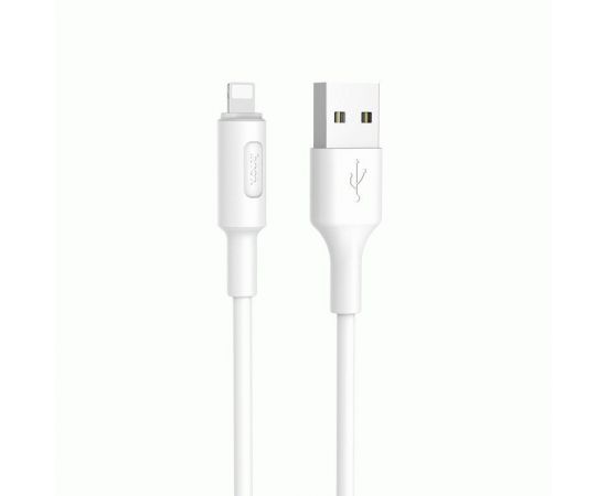 731025 - Кабель USB(A)шт. - 8pin шт. для iPhone 5/6/7/8/X, Ipod, Ipad hoco X25, AM/Lightning M, белый, 1м (1)