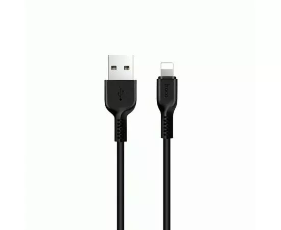 731028 - Кабель USB(A)шт. - 8pin шт. для iPhone 5/6/7/8/X, Ipod, Ipad hoco X20, AM/Lightning M, черный, 1м (1)