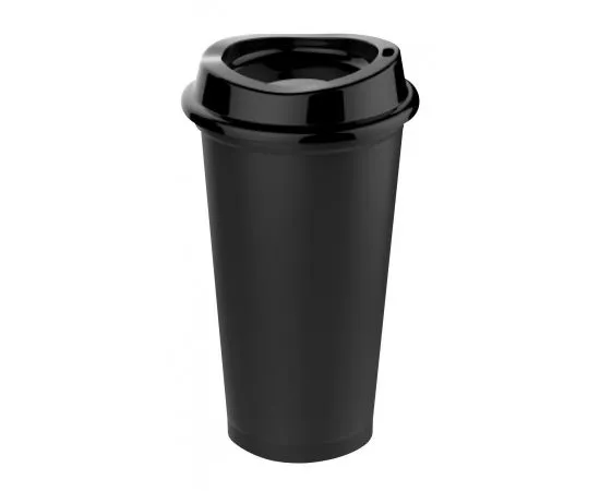 821073 - Стакан-тамблер для кофе и напитков, 400мл, черный, КК3157(КК3157) WOWBOTTLES (1)