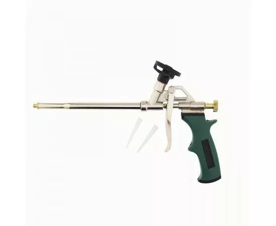 821189 - NAGAN Пистолет для монтажной пены, тефлоновый адаптер, прорезиненная рукоятка, НГ-ПМ-209 (1)