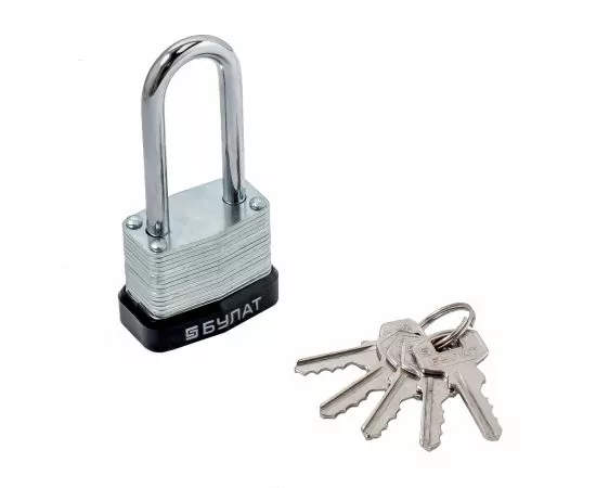 823206 - БУЛАТ ВС 0130-01 стальной 5кл. d=5мм Замок навесной48,6) (1)