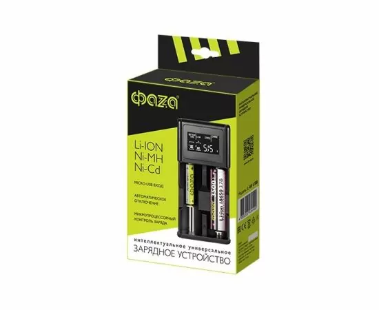 817834 - З/у ФАЗА L-88 USB (2xLi-ion, Ni-MH), ЖК диспл, автоотключение, кабель USB (1)