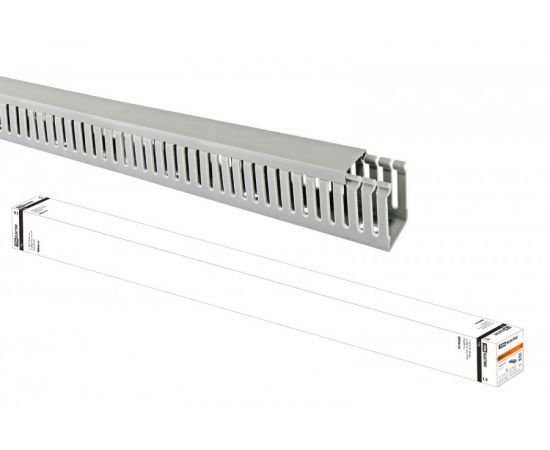 631194 - TDM кабель-канал перфорированный 25х40 перфорация 6/7мм 40м (цена за 1м) (40!) SQ0410-0009 (1)