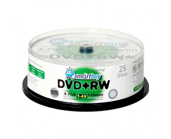 802869 - DVD+RW 4,7GB 4x CB-25/250/ Smartbuy (1)